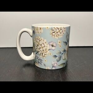 Burton + Burton Tina Wenke Floral Ceramic Coffee Mug Roses, Hydrangea